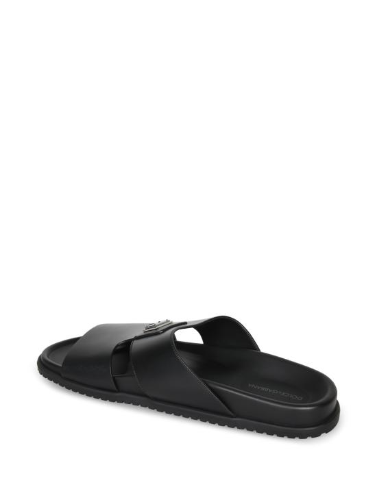 26FW 돌체앤가바나 뮬/슬리퍼 A80506 A9Q67 80999 Black - DOLCE & GABBANA