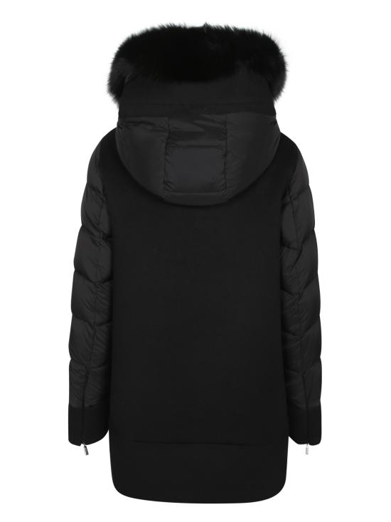 26FW 무레르 프레시아 LE 쇼트 트라페즈 라인 코트 FRESIA LE NERO Black - MOORER