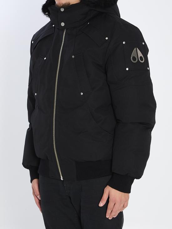 25FW 무스너클 오리지널 벨라스틱 네오시어 봄버 자켓  M35MB000S BLACK - MOOSE KNUCKLES