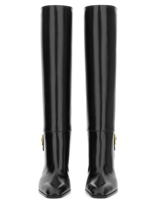 26FW 생로랑 스무스 레더 롱부츠 스무스 가죽 부츠 818207 AAEHR1000 BLACK - SAINT LAURENT