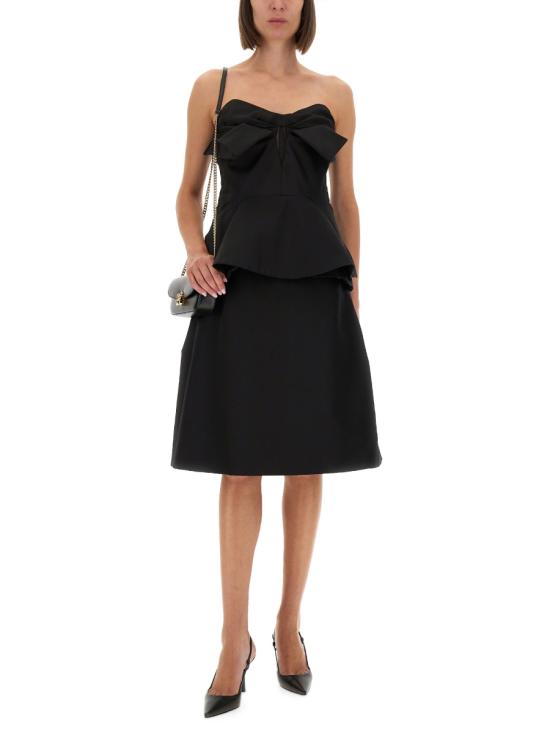 25FW 알렉산더 맥퀸 미디 스커트 832556 QEAGH1000 BLACK - ALEXANDER MCQUEEN