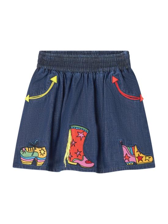 25FW [키즈] 스텔라 맥카트니 스커트 TX7A71K Z0522635 BLUE