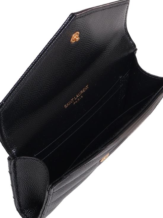 25FW 생로랑 지갑 414404 BOW011000 Black - SAINT LAURENT