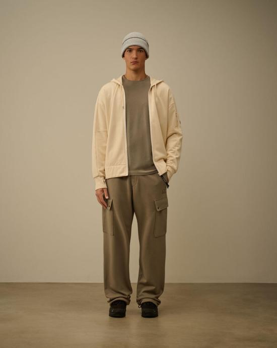 25FW 씨피 컴퍼니 셔츠 19CMTS103A005100W 356 Fallen rock - C.P. COMPANY