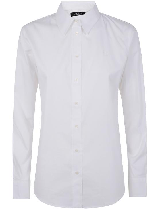 25FW 랄프 로렌 셔츠 200684553 001 001 WHITE