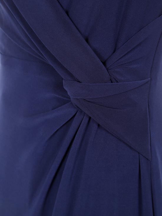 25FW 랄프 로렌 레오니다스 브이넥 슬리브리스 맥시 원피스 253863940 097 002 LIGHTHOUSE NAVY - RALPH LAUREN