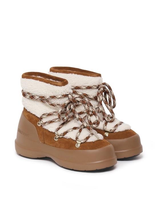 25FW 문부츠 부츠 80D2480020 MA03 LUNA BOOT SHEARLING WHISKY OFF - MOON BOOT