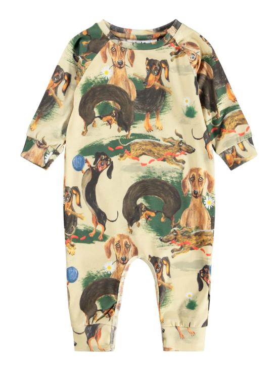 25FW [키즈] 몰로 트레이닝웨어/오버롤/세트 6W25B502 9428 PAINTED DOGS