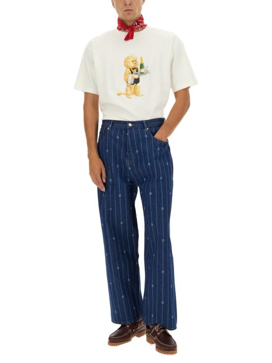 25FW 드롤드무슈 반팔 티셔츠 TS271 CO002OFF WHITE - DROLE DE MONSIEUR