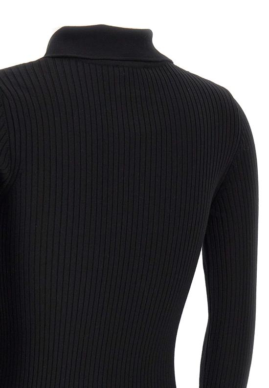 25FW 쿠레쥬 폴로 티셔츠 325MPO051FI0001 BLACK Black - COURREGES