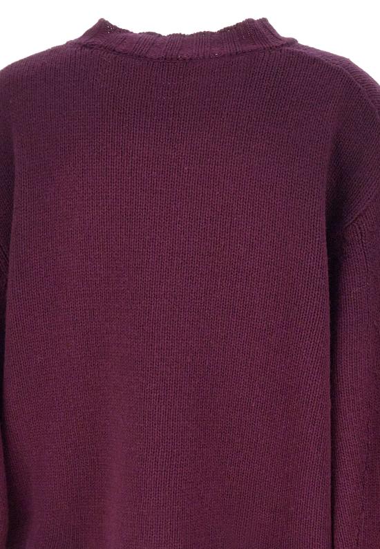 25FW 디 아티코 스웨터 251WCK00126 KWS008SP114 PURPLE - THE ATTICO