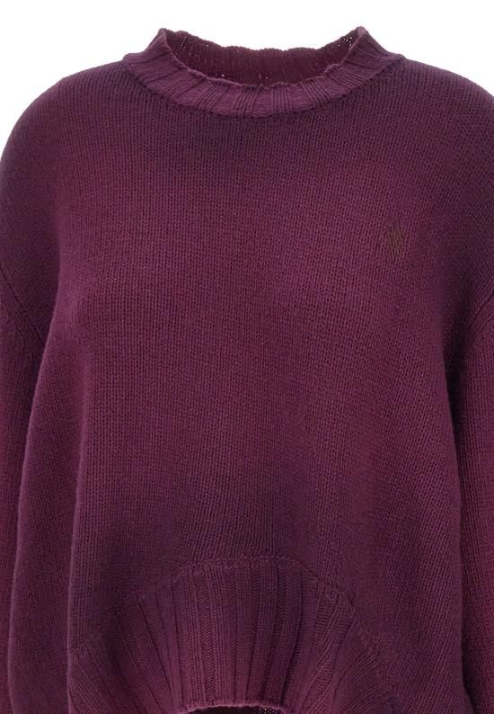 25FW 디 아티코 스웨터 251WCK00126 KWS008SP114 PURPLE - THE ATTICO