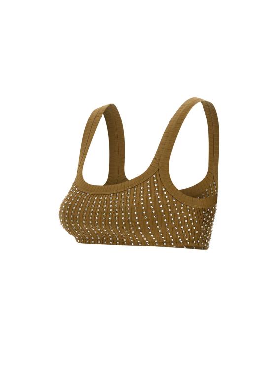 25FW 디 아티코 민소매 티셔츠 251WCL00006 JJJ051TR081 Green - THE ATTICO