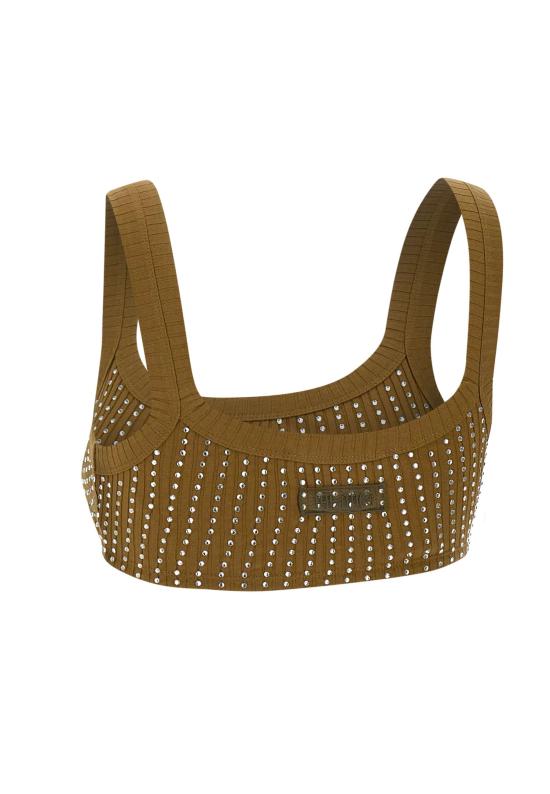 25FW 디 아티코 민소매 티셔츠 251WCL00006 JJJ051TR081 Green - THE ATTICO