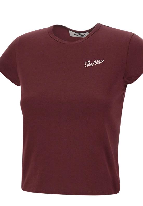 25FW 디 아티코 반팔 티셔츠 251WCT00357 JJJ025AA114 PURPLE - THE ATTICO