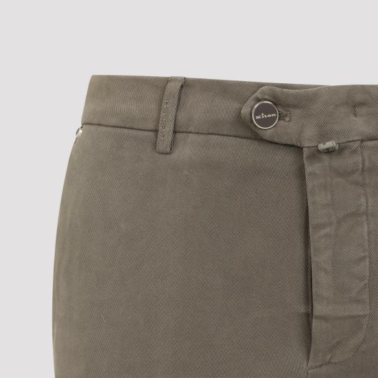 25FW 키톤 스트레이트 팬츠 UFPPERK0100H20000 BROWN - KITON