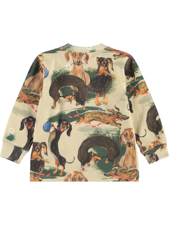 25FW [키즈] 몰로 티셔츠 6W25A402 9428 PAINTED DOGS - MOLO