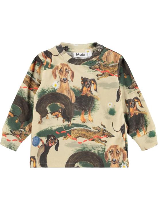25FW [키즈] 몰로 티셔츠 6W25A402 9428 PAINTED DOGS