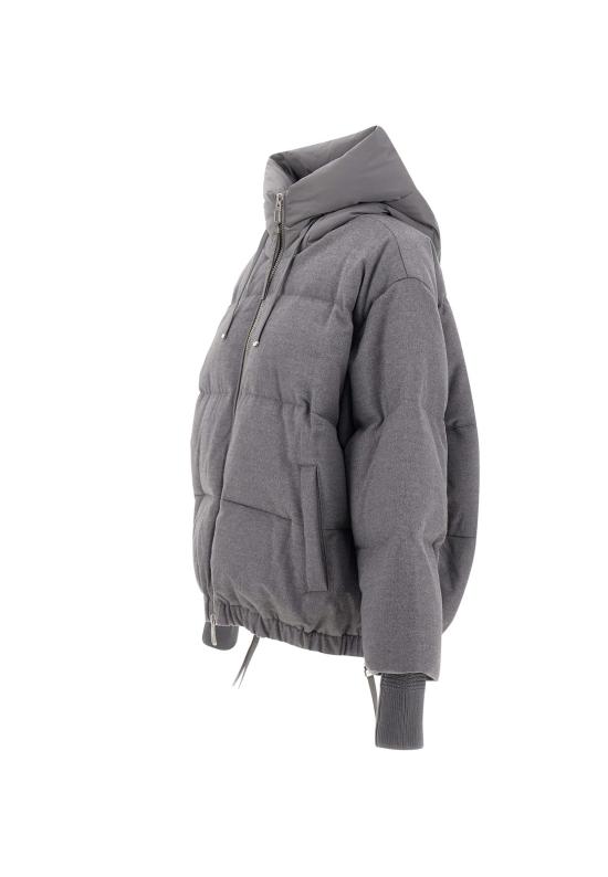 25FW 두노 숏패딩 HEKA PRATOMESTRE410 Grey - DUNO