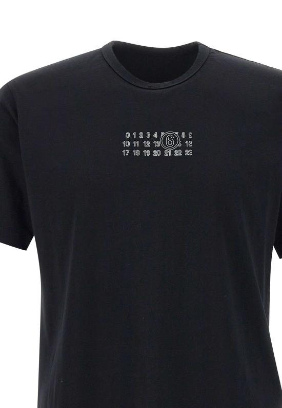 25FW MM6 메종마르지엘라 반팔 티셔츠 SH0GC0057 S24312900 Black - MM6 MAISON MARGIELA