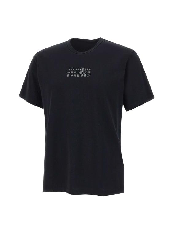 25FW MM6 메종마르지엘라 반팔 티셔츠 SH0GC0057 S24312900 Black