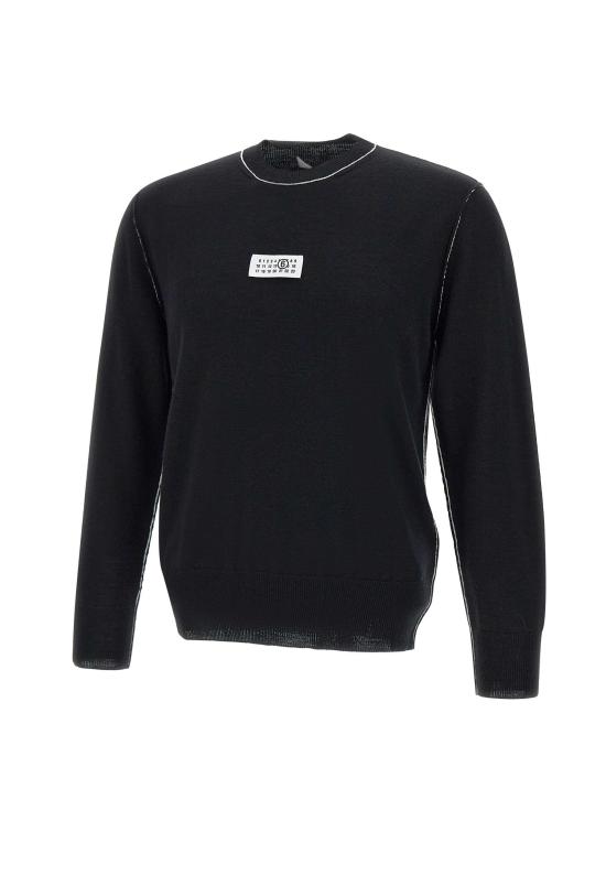 25FW MM6 메종마르지엘라 스웨터 SH0HL0017 M13037900 Black
