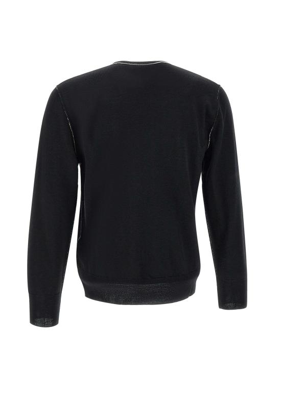 25FW MM6 메종마르지엘라 스웨터 SH0HL0017 M13037900 Black - MM6 MAISON MARGIELA