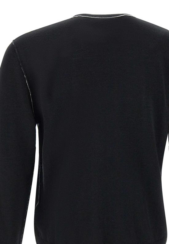 25FW MM6 메종마르지엘라 스웨터 SH0HL0017 M13037900 Black - MM6 MAISON MARGIELA