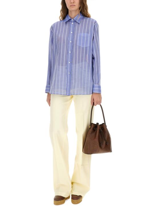 25FW 에트로 블라우스/셔츠 WRIA0034 AKA17X0840 BABY BLUE - ETRO