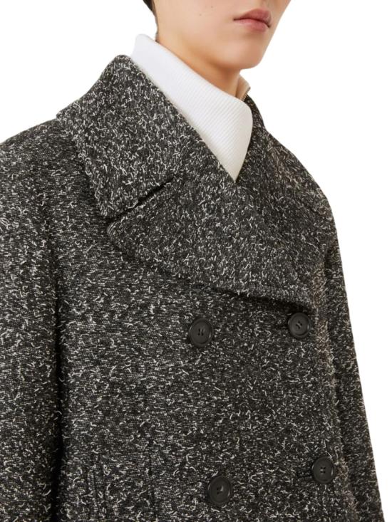 25FW 스포트막스 OLAF 올라프 더블 브레스티드 울 헤비 자켓 2522086032600 NERO - SPORTMAX