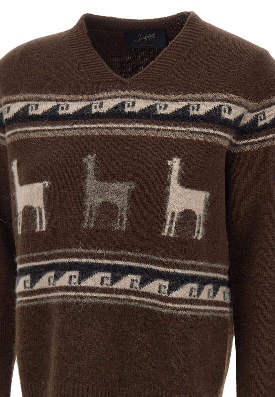 25FW 씨페러 스웨터 SWM0201MWF0091 0008050 Brown - THE SEAFARER