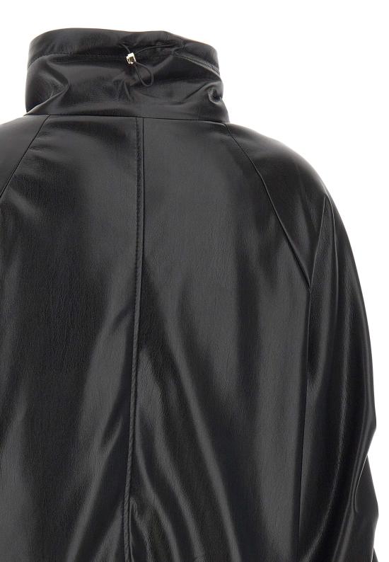 25FW 마렐라 가죽 자켓 2523916011200 001 Black - MARELLA