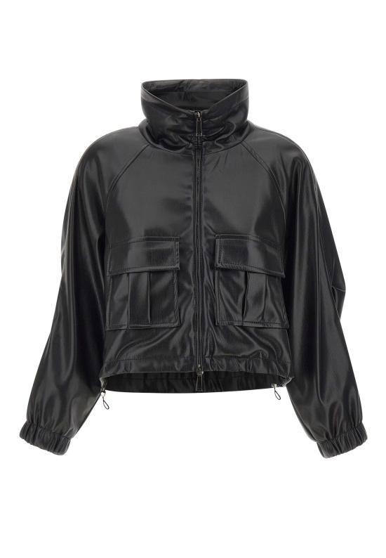 25FW 마렐라 가죽 자켓 2523916011200 001 Black