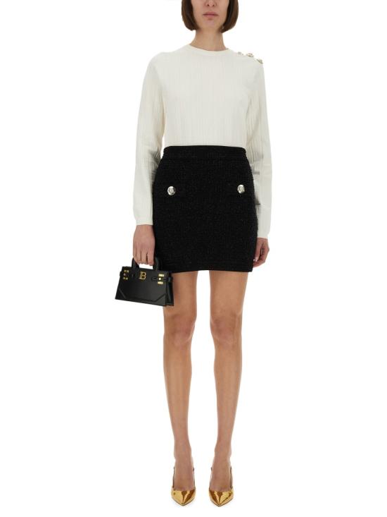 25FW 발망 스웨터 FF1KD090KI63 0KA IVORY - BALMAIN