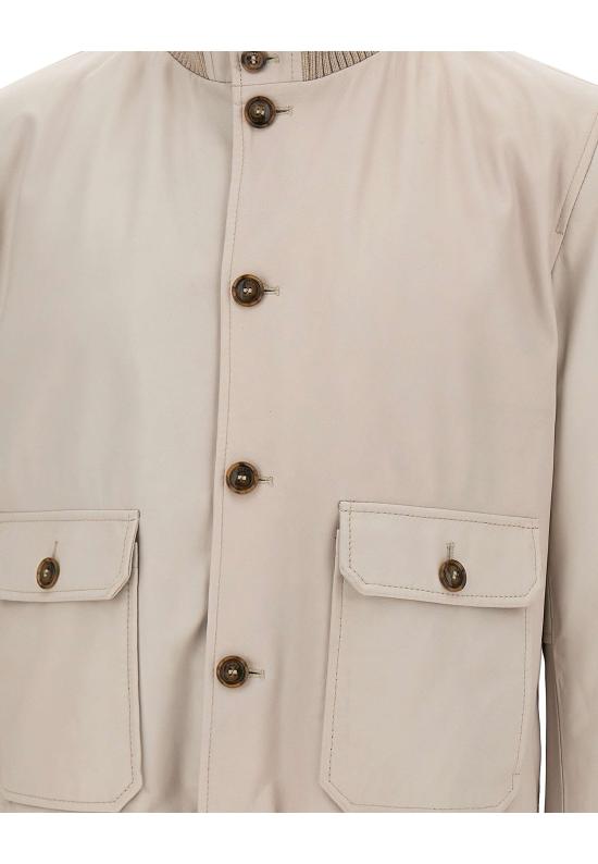 25FW 발바 가죽 자켓 51210VERMONT 0005 White - BARBA