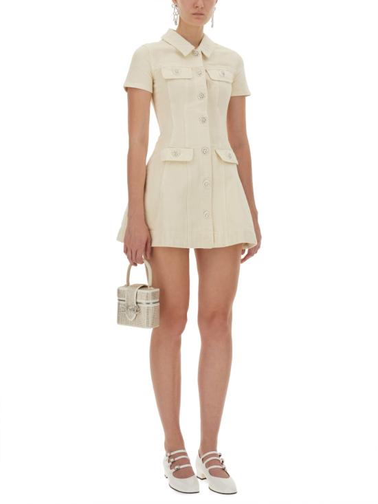 25FW 셀프 포트레이트 숏 원피스 PF25 811S C CREAM IVORY - SELF PORTRAIT