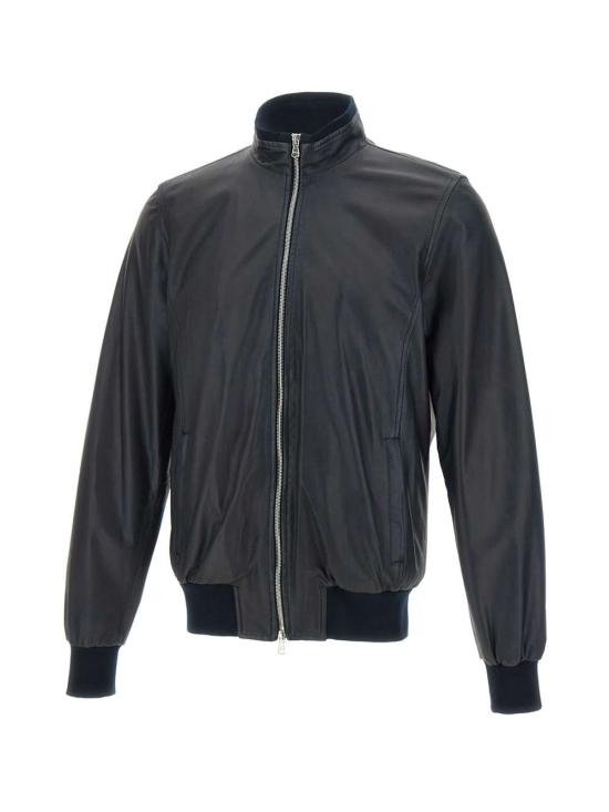 24FW 발바 가죽 자켓 48200 0006 Blue - BARBA