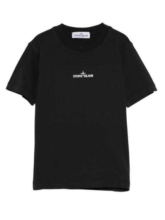 25FW [키즈] 스톤 아일랜드 티셔츠 K2S162100010S0261 V0029 Black