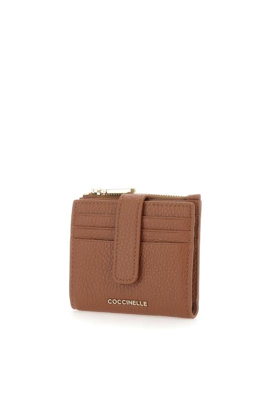 25FW 코치넬리 지갑 MW511F701 W11 Brown - COCCINELLE