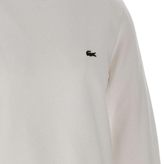 24FW 라코스테 긴팔 티셔츠 SH9608 001 White - LACOSTE