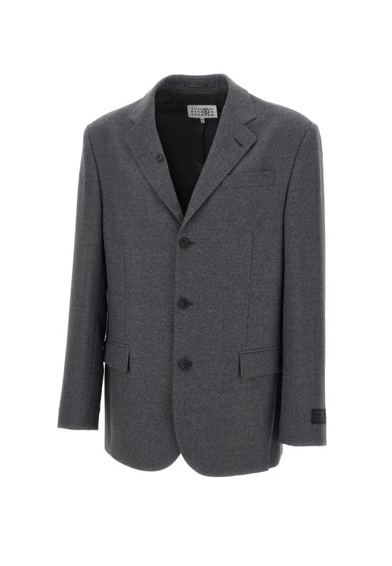 25FW MM6 메종마르지엘라 수트 자켓 SH0BN0016 M35466860M Grey