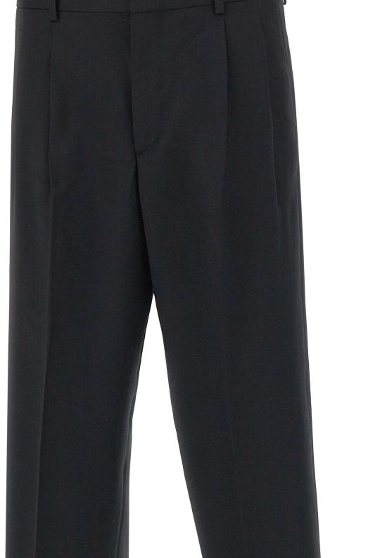 25FW 선플라워 스트레이트 팬츠 41671 BLACK Black - SUNFLOWER