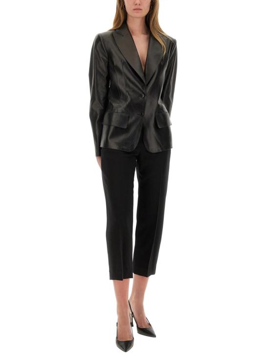 25FW 케이트 스트레이트 팬츠 31614204 W4204200 BLACK - KHAITE