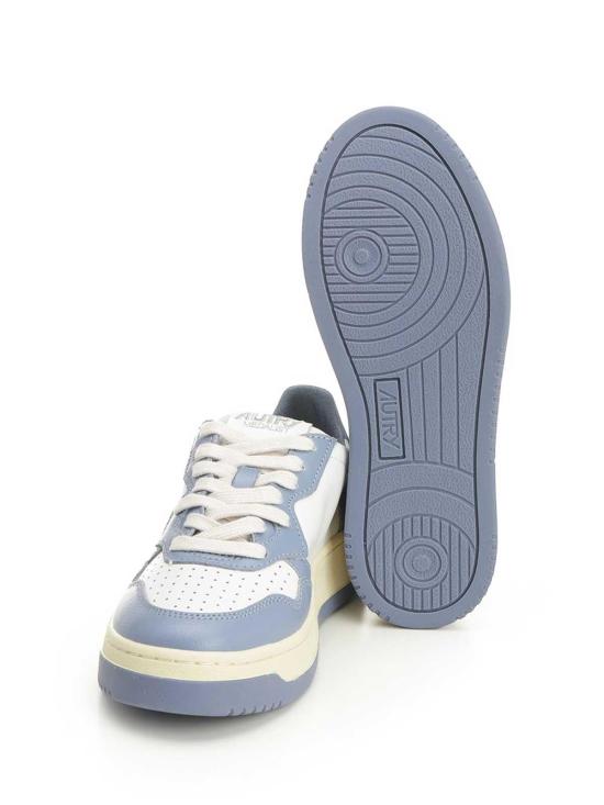 26SS 오트리 메달리스트 로우 레더 스니커즈 AULWWB62 Light Blue - AUTRY