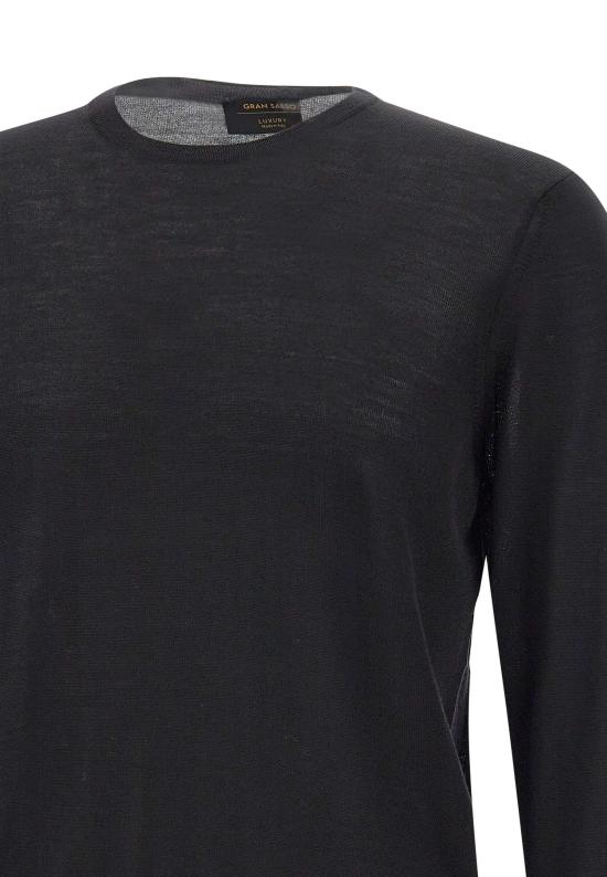 25FW 그랑싸쏘 스웨터 45167 14790099 Black - GRAN SASSO