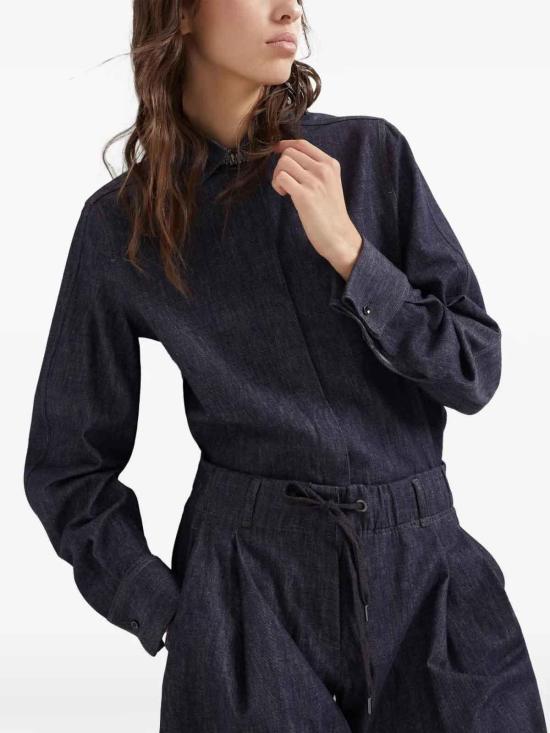  브루넬로 쿠치넬리 셔츠 MA782MM606C001 Denim - BRUNELLO CUCINELLI