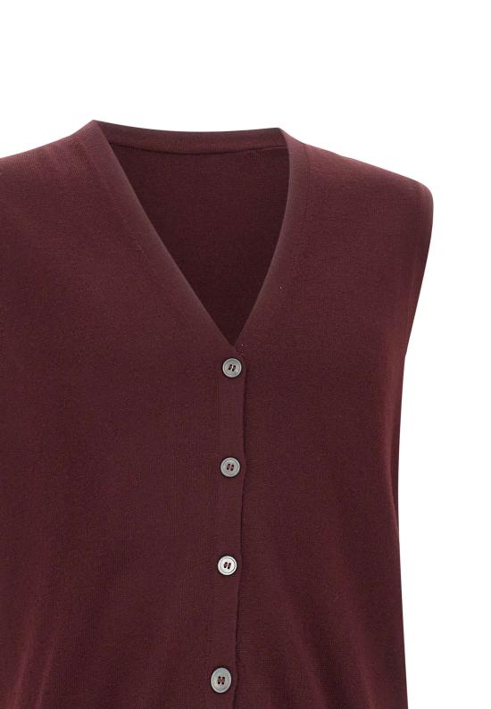 25FW 그랑싸쏘 니트 베스트 58182 14296291 PURPLE - GRAN SASSO