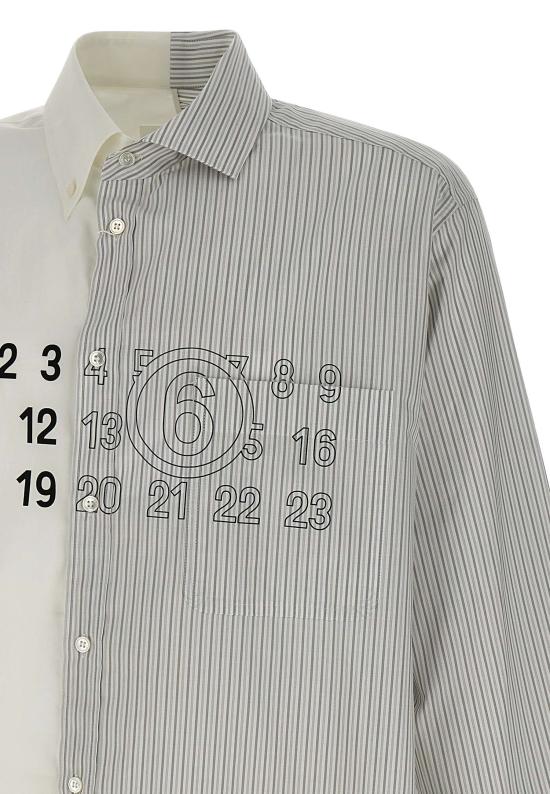 25FW MM6 메종마르지엘라 셔츠 SH0DT0025 MTN085961 White - MM6 MAISON MARGIELA