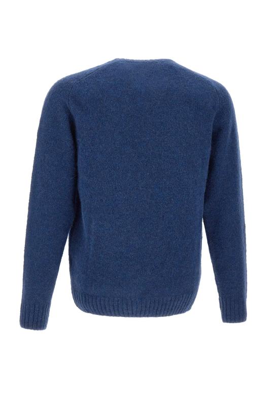 25FW 필리포 드 로렌티스 스웨터 GC3MLM WA5R860 Blue - FILIPPO DE LAURENTIIS