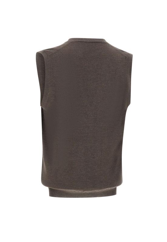 25FW 그랑싸쏘 니트 베스트 58182 14296186 Brown - GRAN SASSO